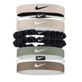 ナイキ Nike フレックス クラシック ミックスヘアタイ 8本パック BN2086-631(ライトソフトピンク/ホワイト/ブラック) スポーツグッズ・ヘアーバンド