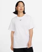 ナイキ Nike ウィメンズ NSW エッセンシャル フェニックス LBR S/S Tシャツ FD4150-100(ホワイト/ブラック) レディースTシャツ