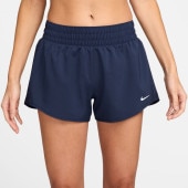 ナイキ Nike ウィメンズ ワン DF MR BR ショート 3インチ DX6011-410(ミッドナイトネイビー/(ブラック)) レディースランニングパンツ