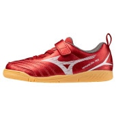 ミズノ MIZUNO モナルシーダNEO III CLUB KIDS IN P1GG2526-60(ルビーレッド×ホワイト) ジュニアフットサルシューズ