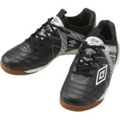 Umbro アンブロ アクセレイターTR JR WIDE IN UF5SFCF2J-BKWH(ブラック/ブラック/ホワイト) ジュニアフットサルシューズ