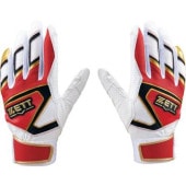 ゼット ZETT バッティンググラブ(両手用) ZERO ONE BG19202J-6411(レッド/ホワイト) ジュニアバッティング手袋