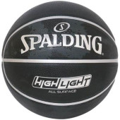 スポルディング SPALDING ハイライト シルバー 7 85096J(ブラック/シルバー) バスケットボール7号
