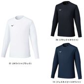 ミズノ MIZUNO ナビドライTシャツ(長袖/丸首) 32MAC195 長袖Tシャツ