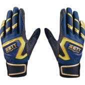 ゼット ZETT バッティングG(PAIR)ZERO ONE BG19202JA-2953(ネイビー/イエロー) ジュニアバッティンググラブ