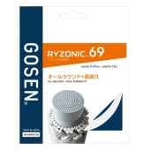 ゴーセン GOSEN RYZONIC 69 BSRY69WH-WH(ホワイト) バドミントンガット
