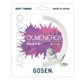 ゴーセン GOSEN GUMENERGY ガムエナジー SSGE11AW-AW(エアリーホワイト) ソフトテニスガット