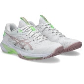 アシックス asics SOLUTION SPEED FF 4 1042A307-100(White/Morganite) レディーステニスシューズ