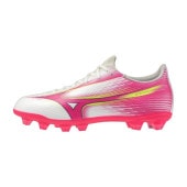 ミズノ MIZUNO ミズノアルファIII SELECT Jr(サッカー/フットボール) P1GB2665-64(ホワイト×ピンク) ジュニアサッカースパイク