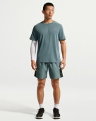 �ʥ��� Nike DF UV MILER S/S �ȥå� IF2083-382(�ߥͥ�륹�졼��/�֥�å����ץ롼��) ���˥󥰣ԥ����