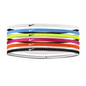 ナイキ Nike フレックス クラシック スリムヘッドバンド 6P BN2002-702(ボルト/ビビットピンク/ホワイト) スポーツアクセサリー・ヘアバンド
