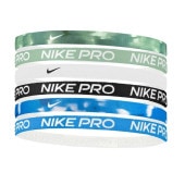 ナイキ Nike フレックス クラシック ヘッドバンド プリンテッド6P BN2006-062(スチーム/ライトフォトブルー/ホワイト) スポーツアクセサリー・ヘアバンド
