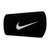 ナイキ Nike エリート ダブルワイドリストバンド BS1006-010(ブラック/ホワイト) スポーツアクセサリー・リストバンド