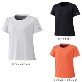 ミズノ MIZUNO 【汗処理/通気】ドライエアロフローTシャツ(ワイドシルエット) 32MAD821 レディース半袖Tシャツ