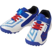 Umbro アンブロ はばひろソフトサッカーシューズSB NEO UF5FCST7J-BLWH(Iブルー/ホワイト/レッド) ジュニアサッカートレーニングシューズ