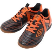 Umbro アンブロ アクセレイター TR JR WIDE IN UF6FCSF1J-BKOR(ブラック/オレンジ/ブラック) ジュニアサッカートレーニングシューズ