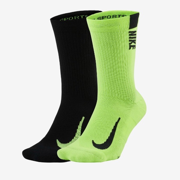 ナイキ Nike 2P マルチプライヤー クルー ソックス SX7557-903
