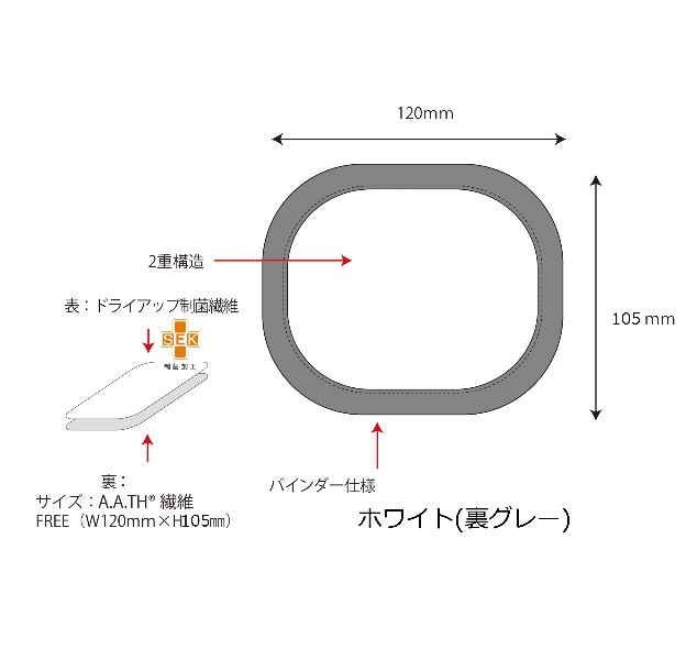 ������ onyone ����ʡ��ޥ��� �򹯥������å� AAA92859-WHT(�ۥ磻��)