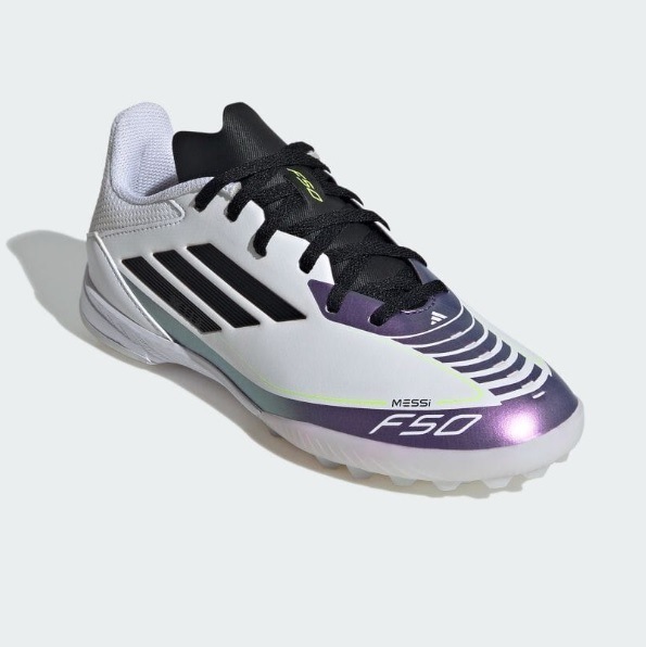 adidas F50 サッカーシューズ ホワイト/パープル/ブラック 【公式通販】