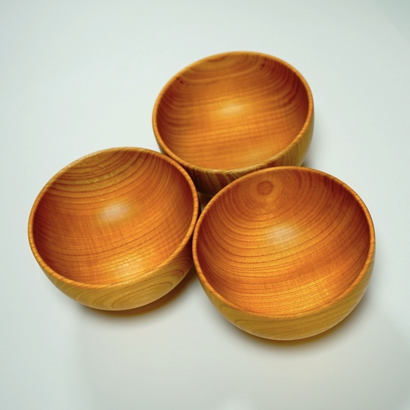 大野の里の木の器3個セット 大野の里木の器3個セット