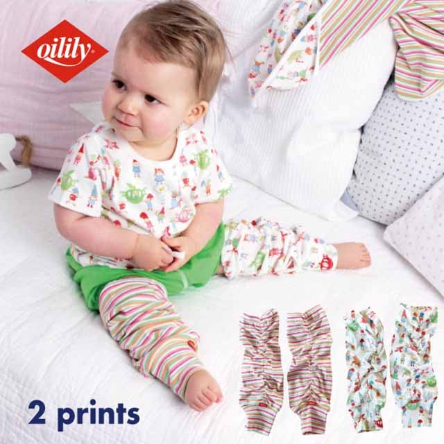 【日本製】 オイリリー 新生児 ベビー服 ベビー服 レッグウォーマー ボトムス 綿100 男女兼用 