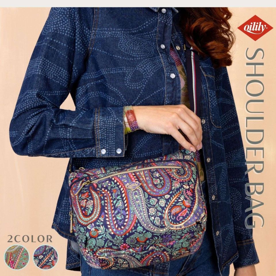 【oil1624】 ショルダーバッグ ペイズリー  Paisley 4 Ever