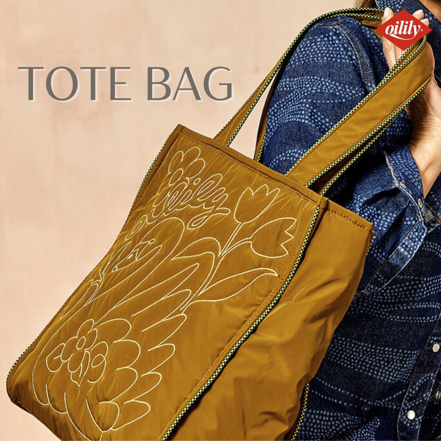 【oil1653】 ショッパー トートバッグ  白鳥 刺繍 パデット 