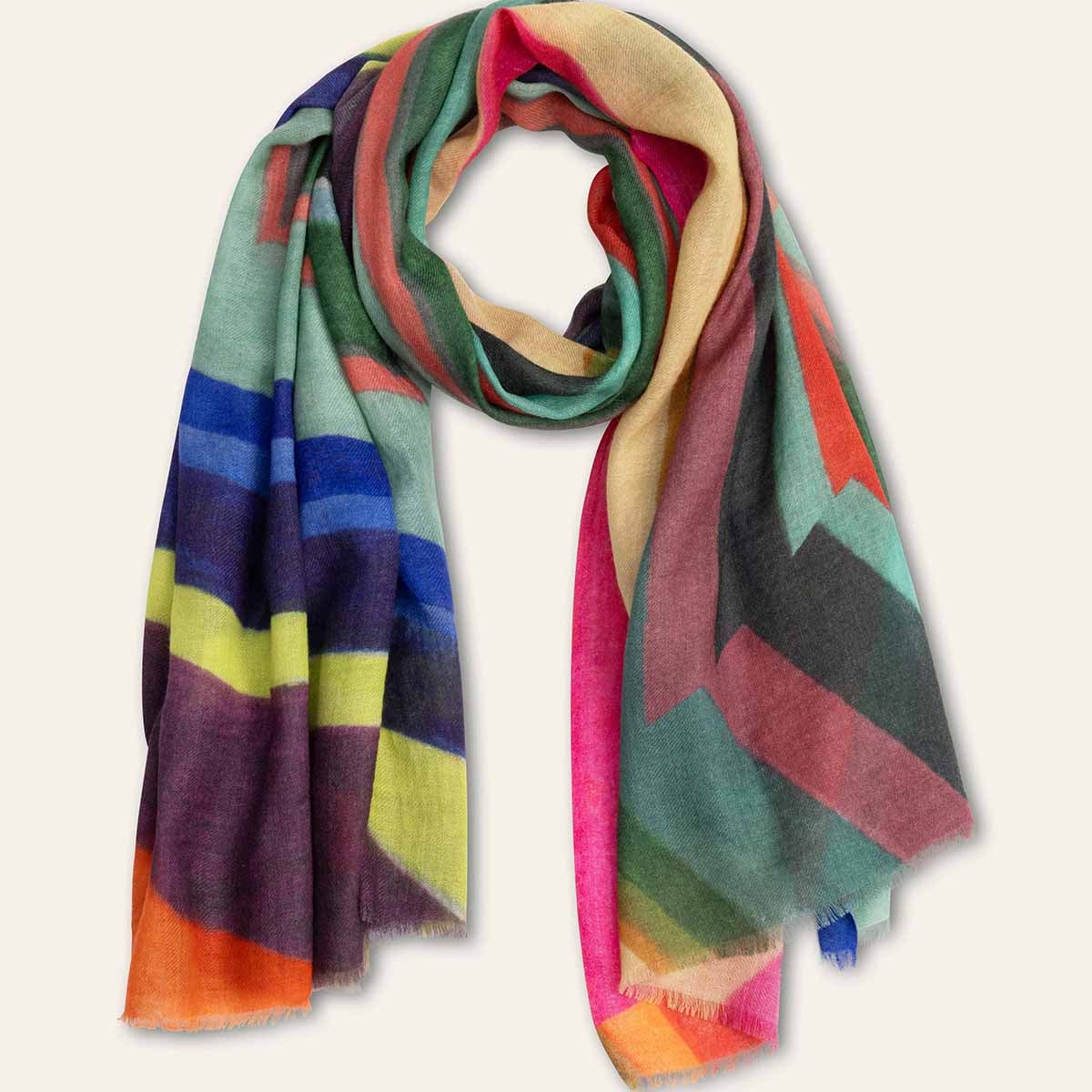 取り寄せ【f25wac9012】Anella woven scarf 100x180cm