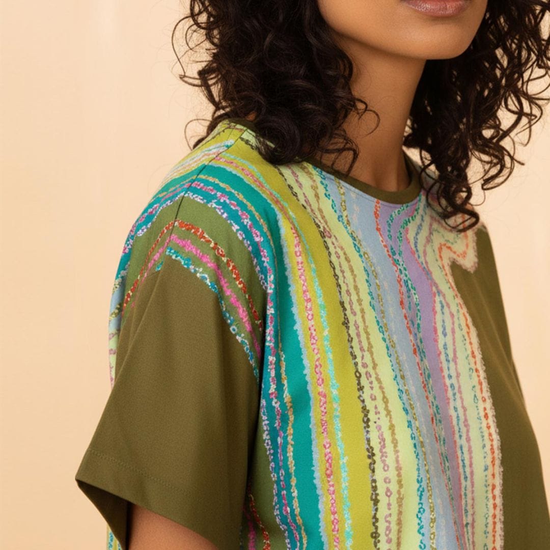 取り寄せ【s26wbl5030】エアリーブラウス フラワーガーデンプリント (サイズXS-XL)