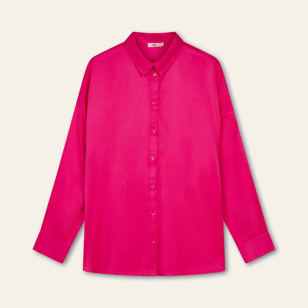 取り寄せ【s26wbl5071】ブラウス ピンクカラー 厚手ビスコース(サイズXS-XL)