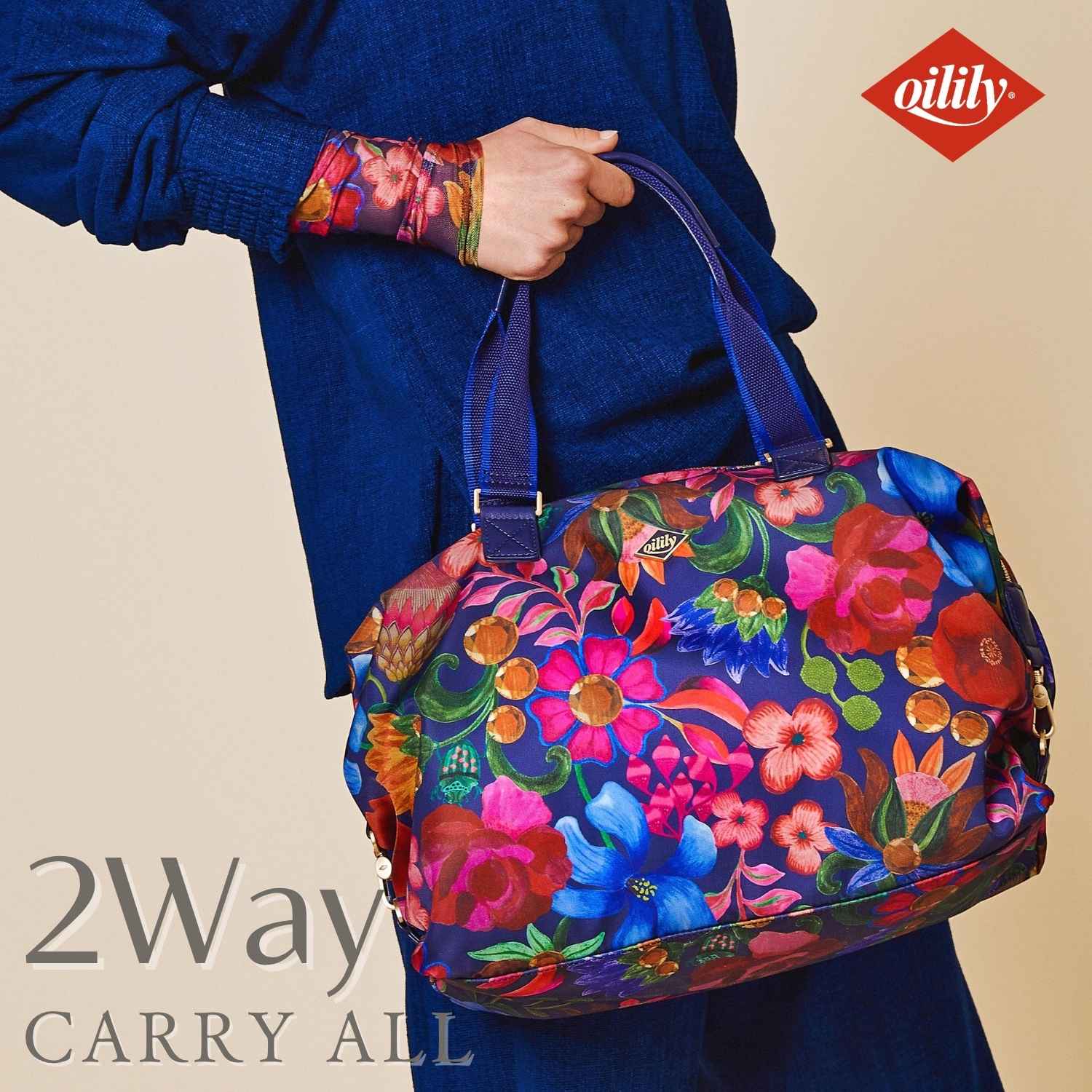 OILILY ボストンバッグ 花柄 BAGS,レディースバッグ | オイリリーオフィシャルウェブショップ