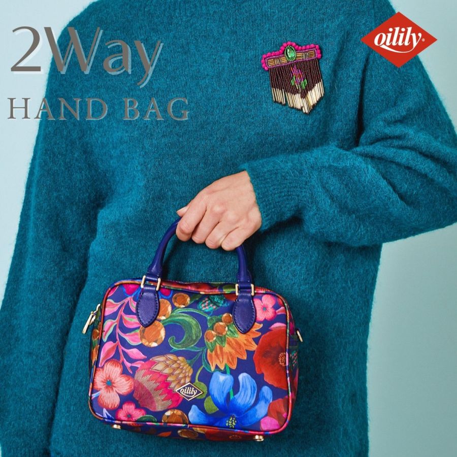 OILILY ボストンバッグ 花柄 BAGS,レディースバッグ | オイリリーオフィシャルウェブショップ