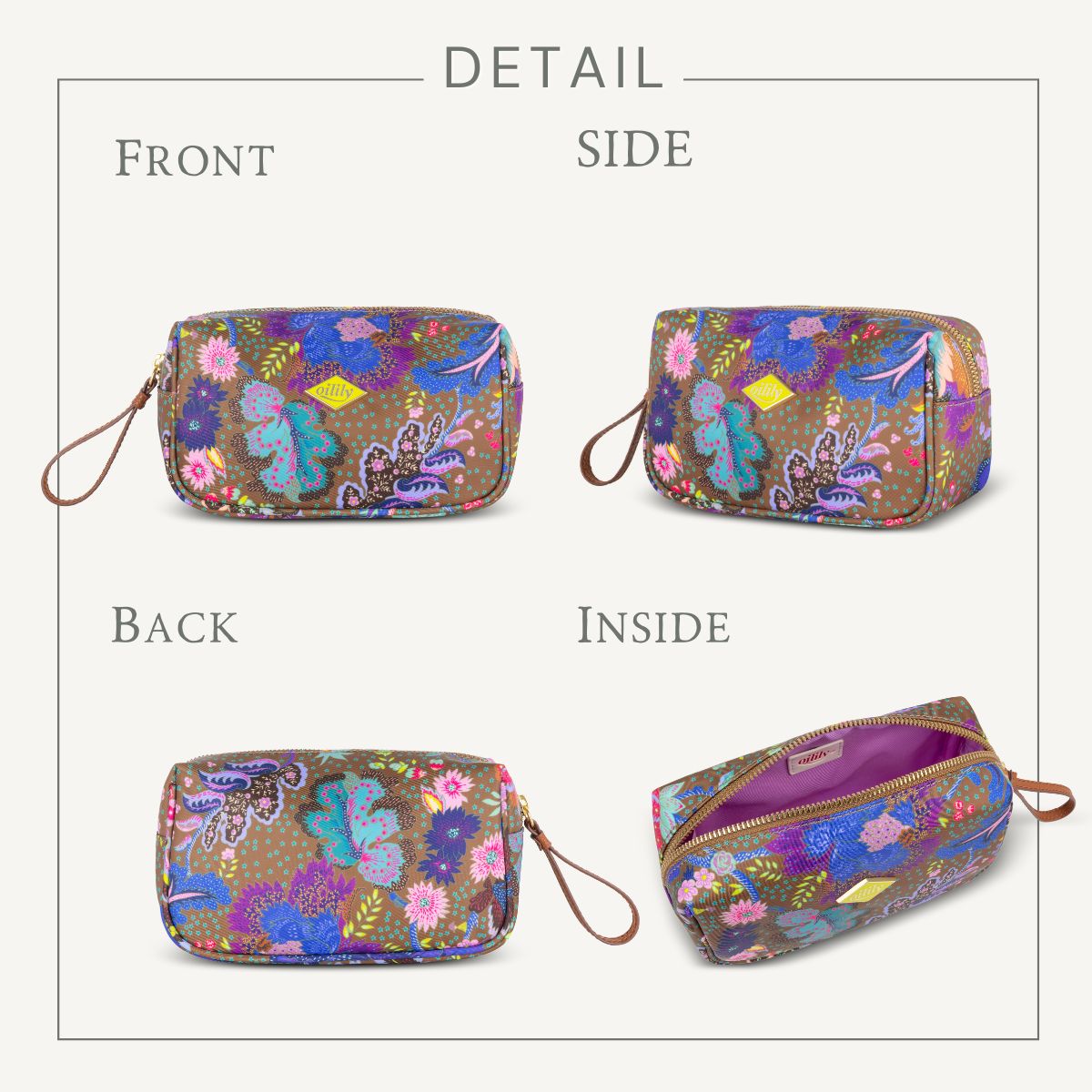 ◎特別価格◎【oil1511】 化粧ポーチ 花柄 持ち歩き S | バッグ・雑貨