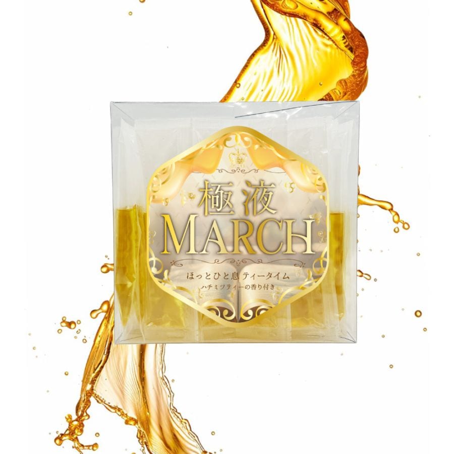 【2026年3月26日(木)18:00~発売開始！】極液マーチ スティック ー １ケース(10ml×50本入り) ーハチミツティーの香り【エステサロン用水溶性マッサージオイル】