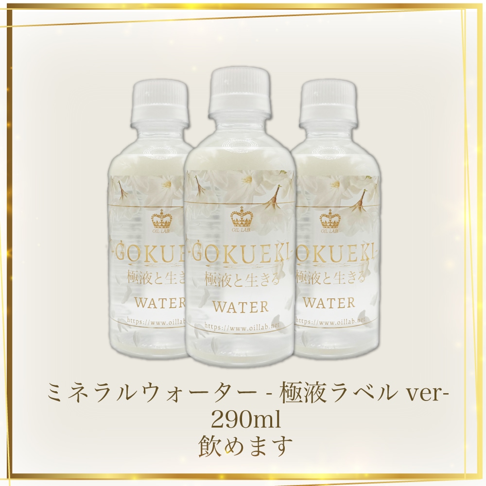 6周年限定グッズ】ミネラルウォーター-極液ラベルver.-