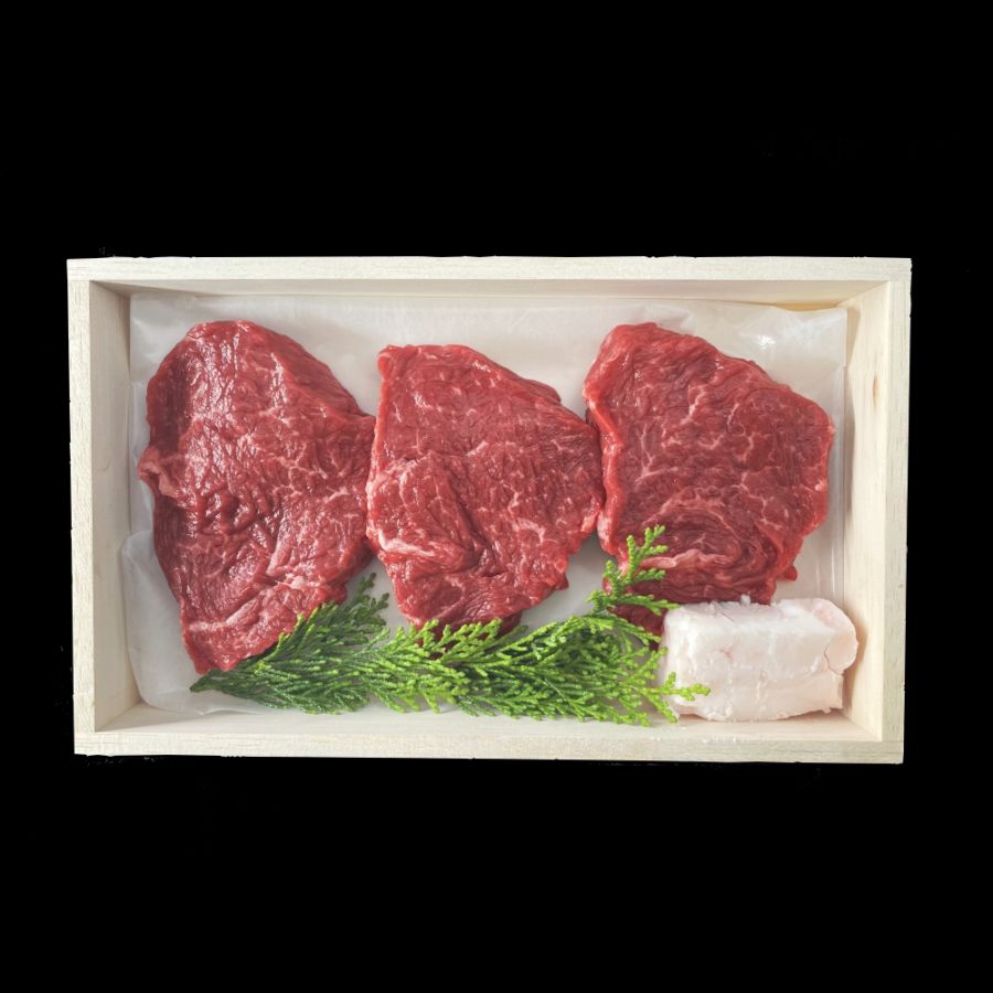 【木箱入】モモステーキ肉折詰