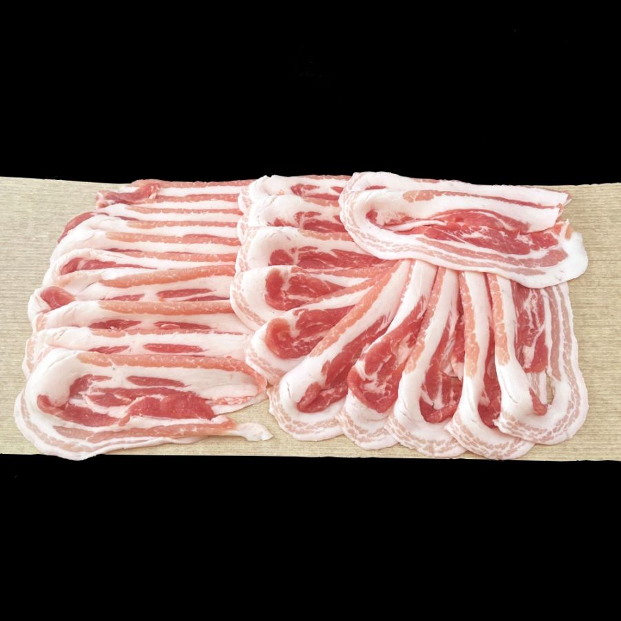 【伊予いも豚】豚バラスライス (500g)