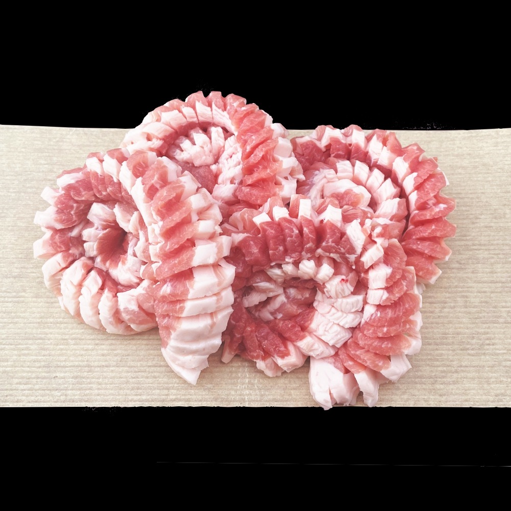 【伊予いも豚】豚サムギョプサル用 （500g）