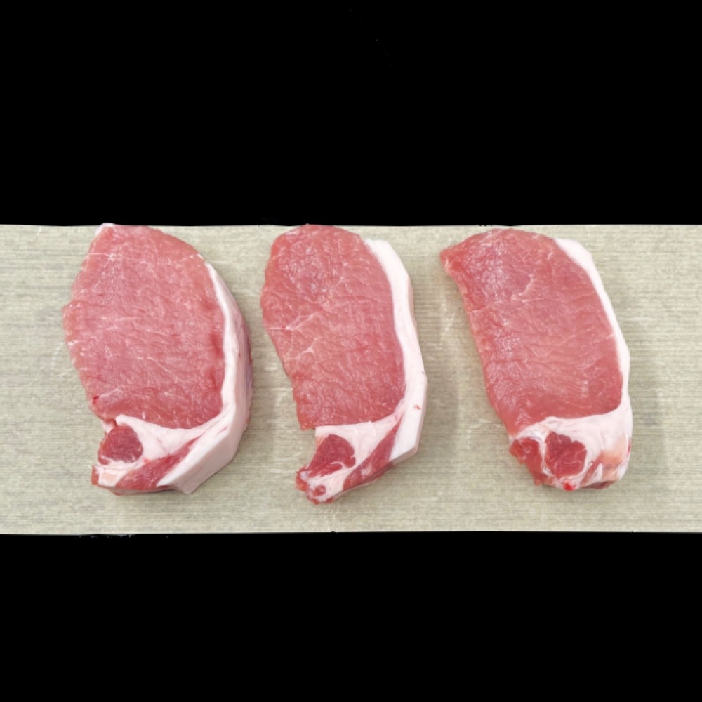 【伊予いも豚】トンテキ・トンカツ用 (480g/3枚切)