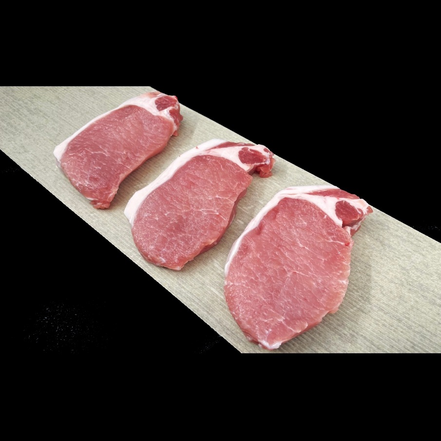 【伊予いも豚】トンテキ・トンカツ用 (480g/3枚切)