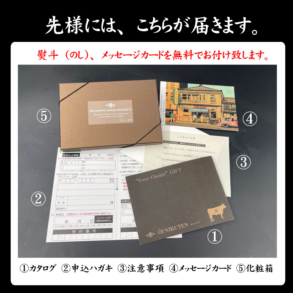 お肉のカタログギフト～Sコース～
