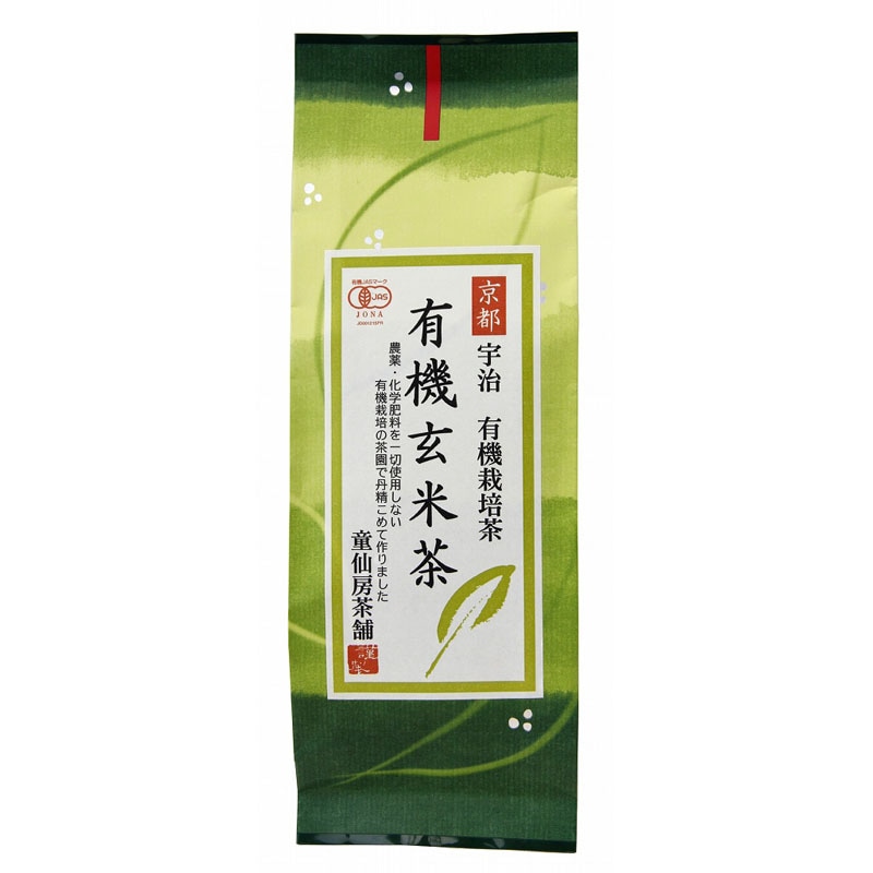 有機玄米茶/120g【童仙房茶舗】 京都 宇治 有機栽培茶 | 健康