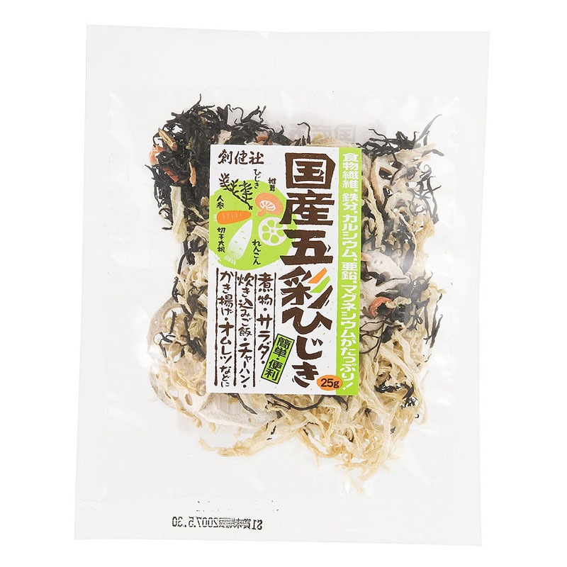 創健社 国産五彩ひじき 25G | 乾物・海藻,海藻 | 自然食品店の通販