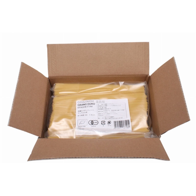 業務用 ジロロモーニ デュラム小麦 有機スパゲッティーニ / 内容量
