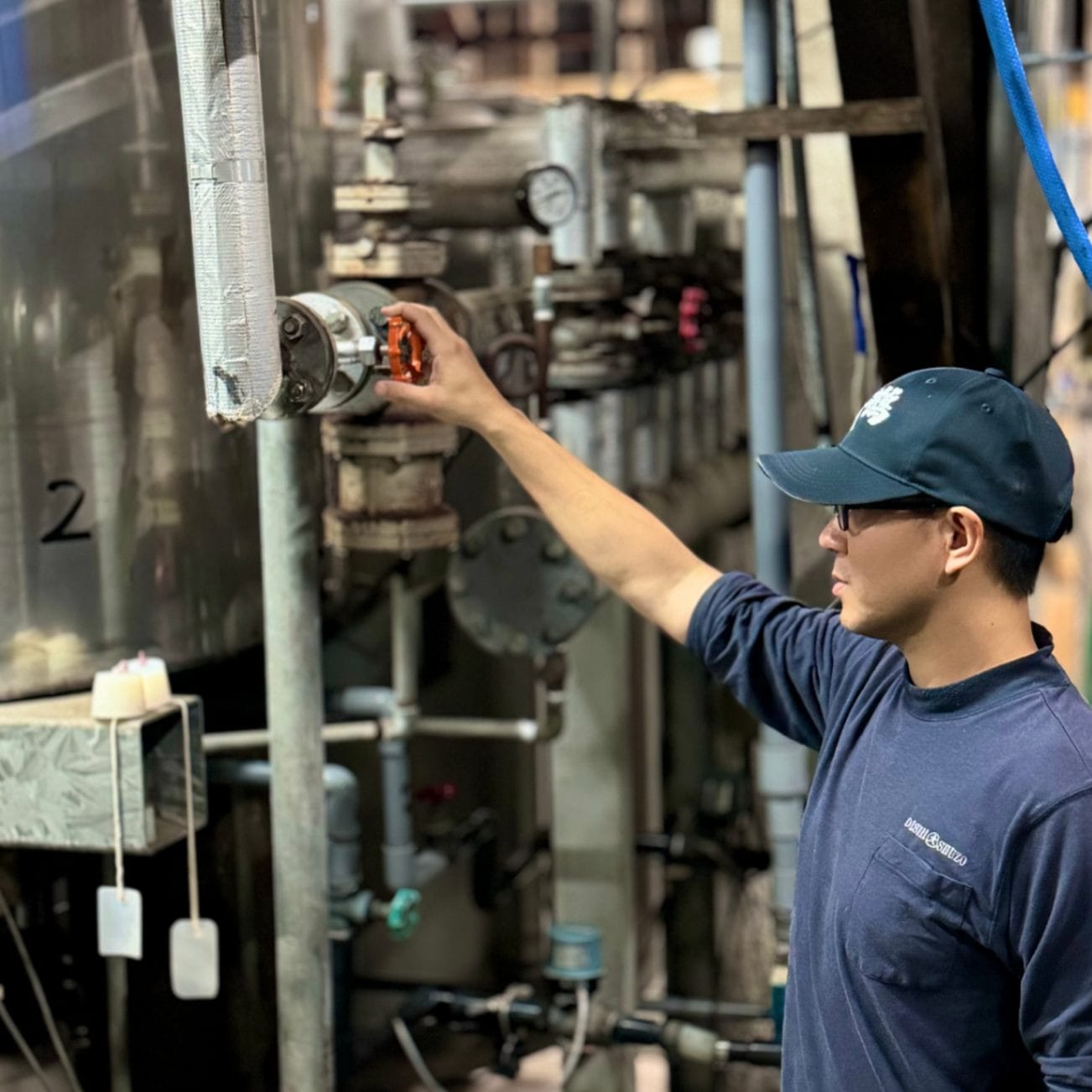 酒蔵トートバッグS/紺】大石酒造オリジナルトートバッグ S ［ネイビー