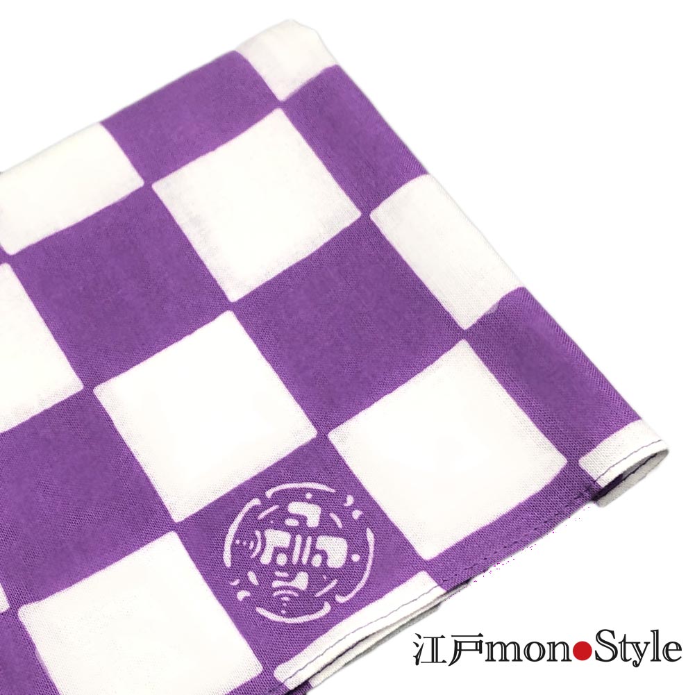 梨園染め手ぬぐいはんかち【祇園守】 江戸monoStyle