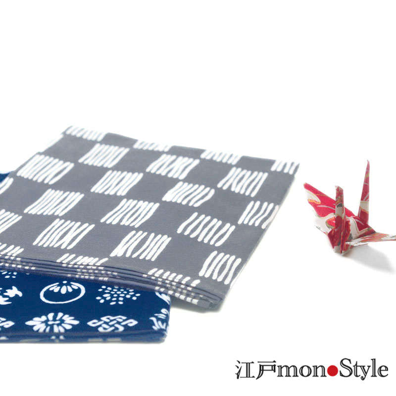 梨園染め手ぬぐいはんかち【歌舞伎紋】 江戸monoStyle