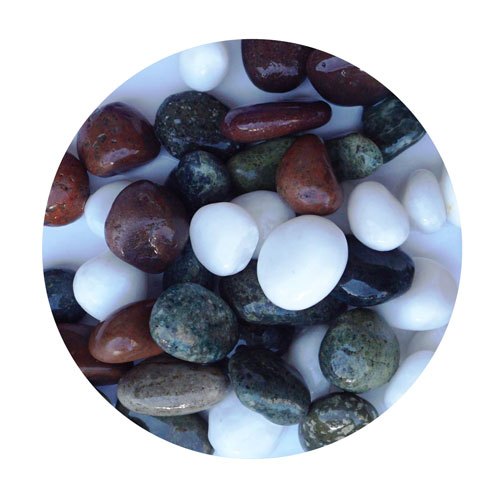 アクアシステム 金魚王子 本五色石 1kg | 用品,流木・石・アクセサリー