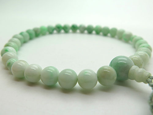 ピンク・糸魚川翡翠ブレスレット:8㍉玉×24個：16~17cmBR0083 翡翠8㍉玉 サイズ14~15cm 糸魚川翡翠ブレスレットBR0072