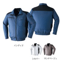 空調服 長袖ブルゾン〔ヘリンボーン×コーデュラ(R)ストレッチ〕 旭蝶